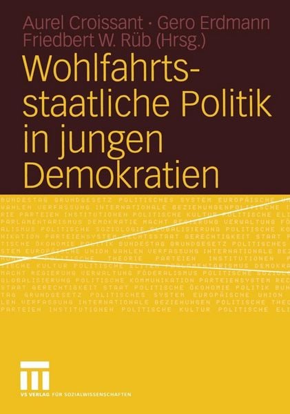 Produktbild: Wohlfahrtsstaatliche Politik in jungen Demokratien