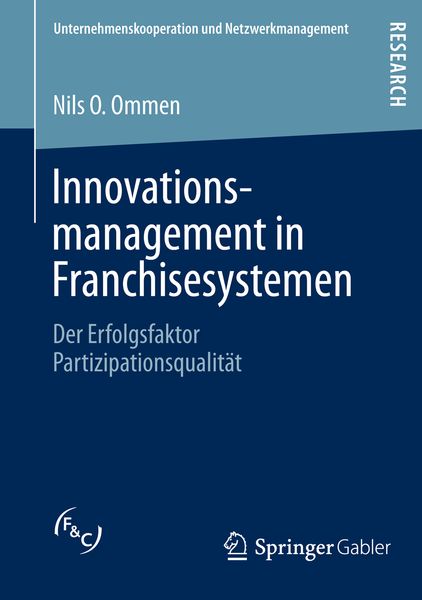 Produktbild: Innovationsmanagement in Franchisesystemen