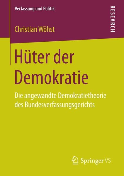 Hüter der Demokratie, Taschenbuch von Christian Wöhst, Springer Fachmedien Wiesbaden GmbH, 9783658153182