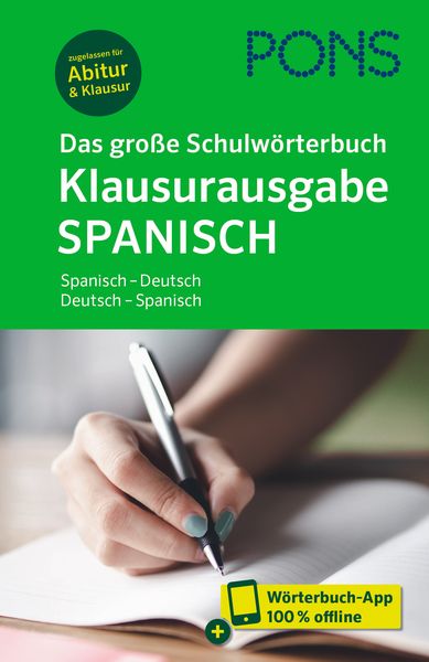 Produktbild: PONS Das gro&szlig;e Schulw&ouml;rterbuch Klausurausgabe Spanisch