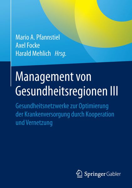 Produktbild: Management von Gesundheitsregionen III
