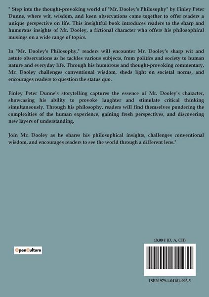 Produktbild: Mr. Dooley's Philosophy