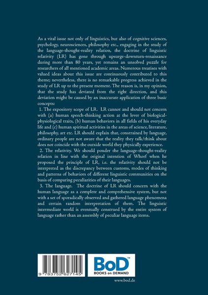 Produktbild: A Reinterpretation of Linguistic Relativity