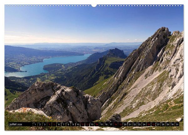 Produktbild: Lac d'Annecy &agrave; vue d'&oelig;il (Calendrier mural 2026 DIN A2 vertical) calendrier de bureau