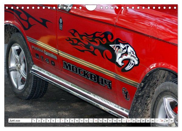 Produktbild: MOSKWITSCH - Auto-Legende der UdSSR (Wandkalender 2026 DIN A4 quer), CALVENDO Monatskalender