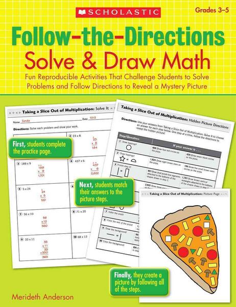 Produktbild: Solve & Draw Math Grades 3-5
