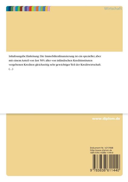 Produktbild: Quantitativer Vorteilhaftigkeitsvergleich zwischen einer Finanzierung unter Einsatz einer Lebensversicherung und einem bank&uuml;blichen Annuit&auml;tendarlehen