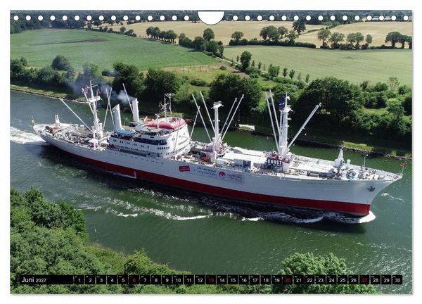 Produktbild: 100 Meter &uuml;ber Grund - Am Nord-Ostsee-Kanal (Wandkalender 2027 DIN A4 quer), CALVENDO Monatskalender