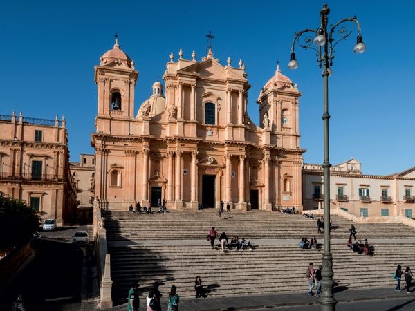 Produktbild: CALVENDO Puzzle Barocke Kathedrale San Nicolo?, Noto | 1000 Teile Lege-Gr&ouml;&szlig;e 64x48cm Foto-Puzzle f&uuml;r gl&uuml;ckliche Stunden