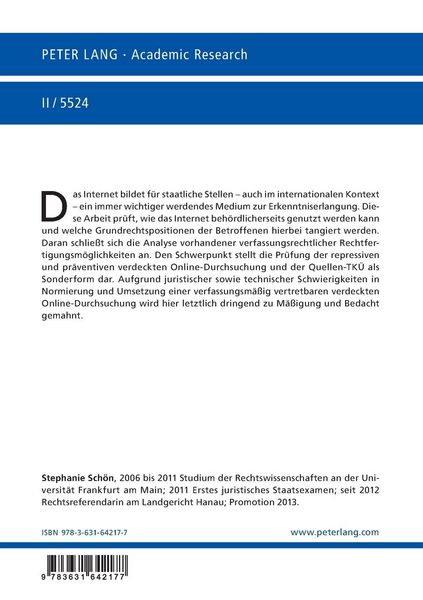 Produktbild: Ermittlungsma&szlig;nahmen ueber das Internet