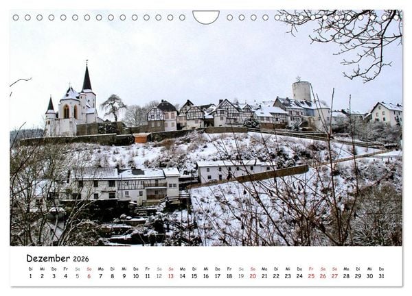 Produktbild: Die sch&ouml;nsten Orte der Eifel - Reifferscheid (Wandkalender 2026 DIN A4 quer), CALVENDO Monatskalender