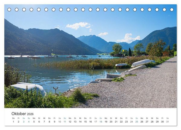 Produktbild: Es is so schee am Achensee 2026 (Tischkalender 2026 DIN A5 quer), CALVENDO Monatskalender