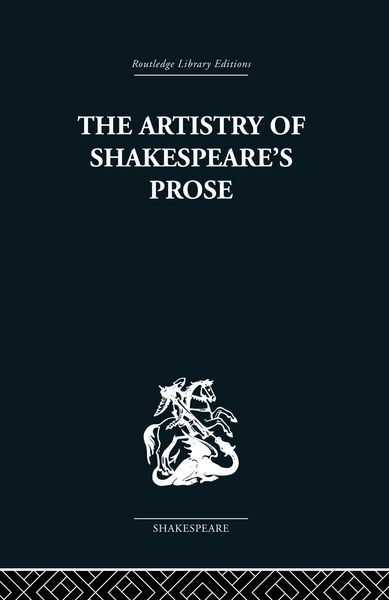 Produktbild: The Artistry of Shakespeare's Prose