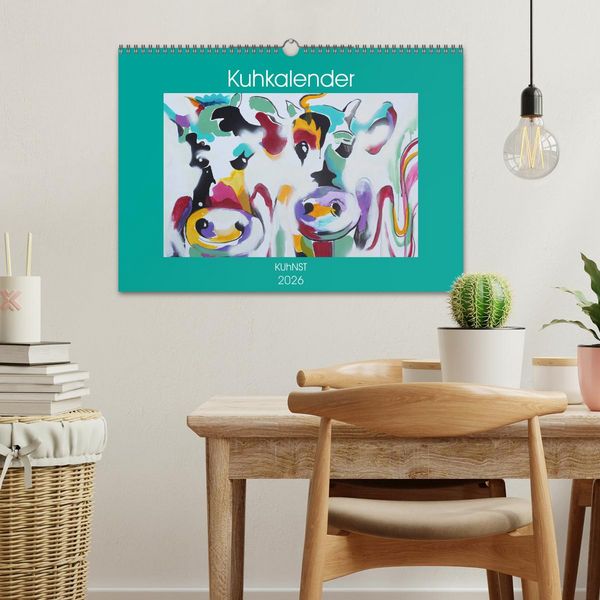 Produktbild: Kuhkalender (Wandkalender 2026 DIN A3 quer), CALVENDO Monatskalender
