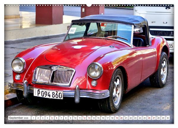 Produktbild: Best of Sports Cars - Legend&auml;re britische und amerikanische Sportwagen (hochwertiger Premium Wandkalender 2026 DIN A2 quer), Kunstdruck in Hochglanz