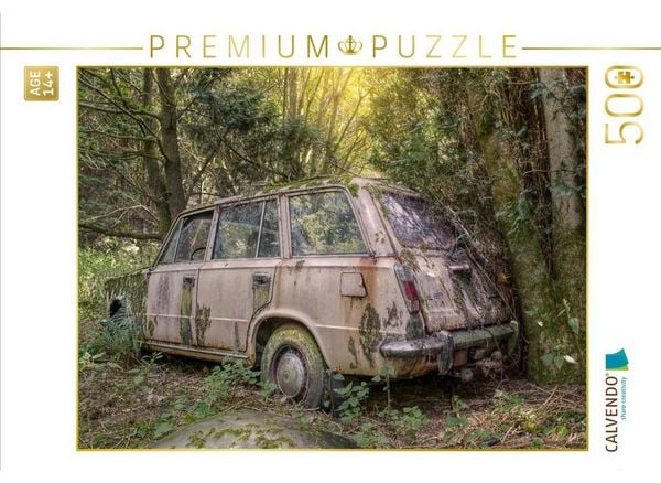 CALVENDO Puzzle Rostlaube - Lada WAS 2102 | 500 Teile Lege-Größe 48 × 36 cm Foto-Puzzle für Erwachsene