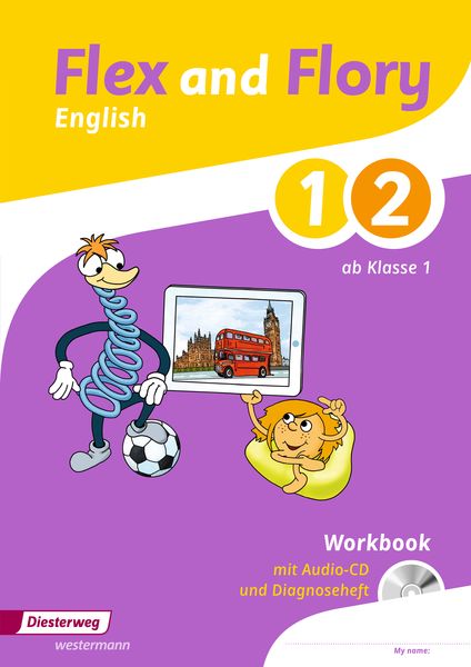 Produktbild: Flex and Flory 1-4. Workbook 1 / 2 mit Schüler-Audio-CD und Diagnoseheft