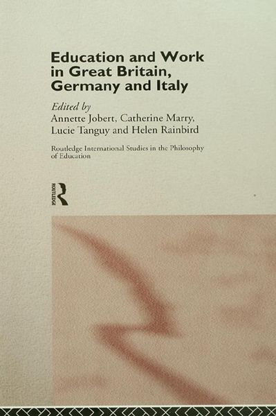 Produktbild: Education and Work in Great Britain, Germany and Italy