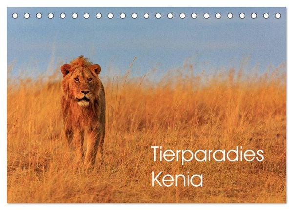 Produktbild: Tierparadies Kenia (Tischkalender 2026 DIN A5 quer), CALVENDO Monatskalender