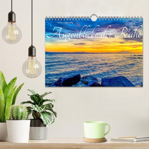 Produktbild: Augenblicke der Ruhe (Wandkalender 2026 DIN A4 quer), CALVENDO Monatskalender