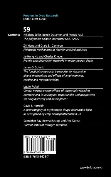 Produktbild: Progress in Drug Research