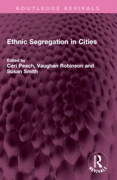 Produktbild: Ethnic Segregation in Cities