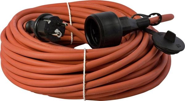 HAWA 10082100 Strom Verlängerungskabel 16A Rot 5.00m H07RN-F 3G 1,5mm²