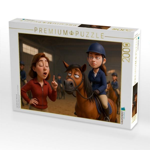 Produktbild: CALVENDO Puzzle Jaja, Hacken tief - Reitstunde | 2000 Teile Lege-Gr&ouml;&szlig;e 90x67cm Foto-Puzzle f&uuml;r gl&uuml;ckliche Stunden