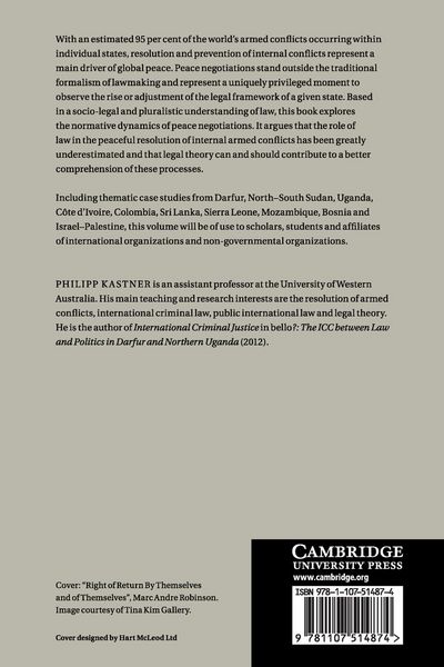 Produktbild: Legal Normativity in the Resolution of Internal Armed Conflict