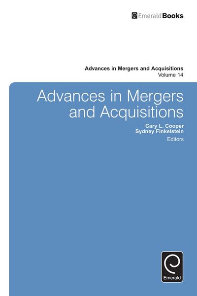 Produktbild: Advances in Mergers and Acquisitions