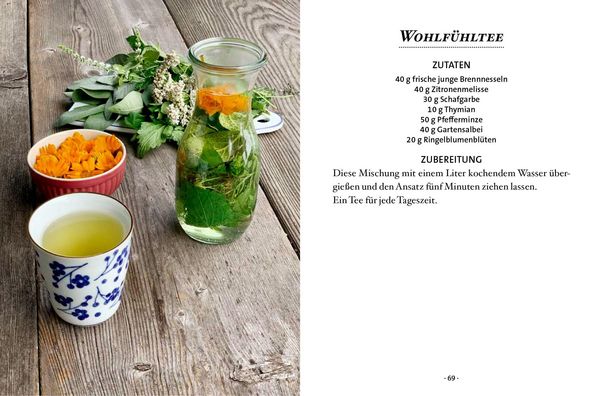 Produktbild: Das kleine Buch: Teegenuss aus Fr&uuml;chten, Bl&uuml;ten und Bl&auml;ttern