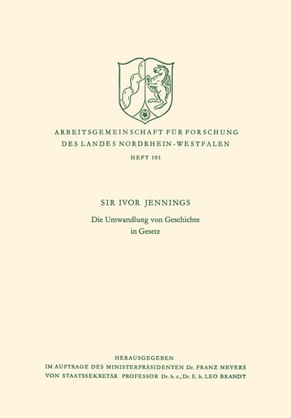 Produktbild: Die Umwandlung von Geschichte in Gesetz