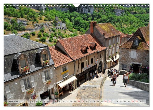 Produktbild: ROCAMADOUR Village (Calendrier mural 2026 DIN A3 vertical), CALVENDO calendrier mensuel