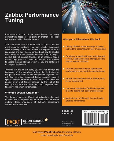 Produktbild: Zabbix Performance Tuning