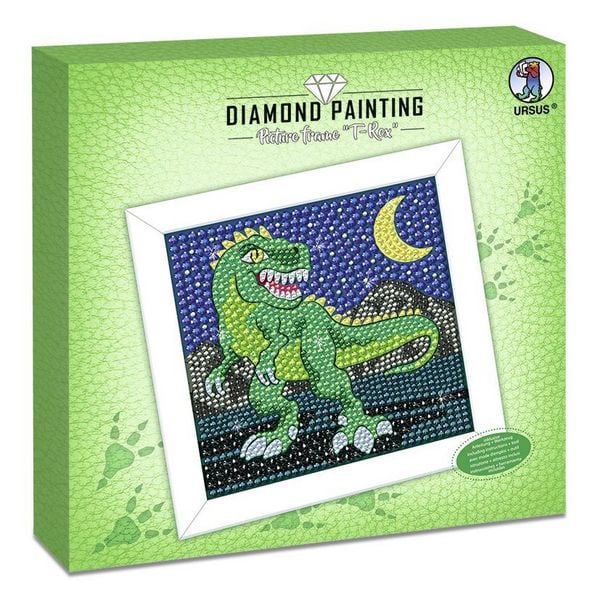 Produktbild: Diamond Painting Picture Frame "T-Rex"