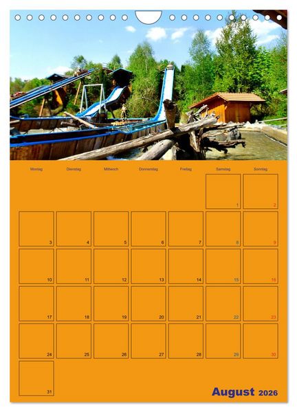 Produktbild: Freizeitparkmomente / Planer (Wandkalender 2026 DIN A4 hoch), CALVENDO Monatskalender