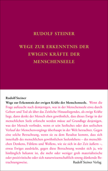 Produktbild: Wege zur Erkenntnis der ewigen Kr&auml;fte der Menschenseele
