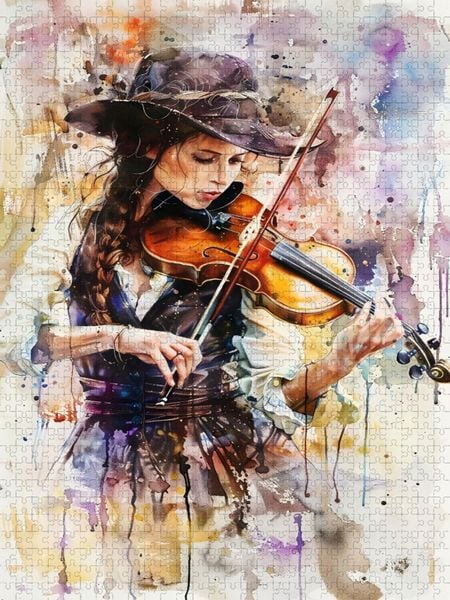 Produktbild: CALVENDO Puzzle Ein Motiv aus dem Kalender "Die Farben der Musik" | 1000 Teile Lege-Gr&ouml;&szlig;e 64x48cm Foto-Puzzle f&uuml;r gl&uuml;ckliche Stunden