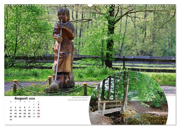 Produktbild: Der Grimmsteig (hochwertiger Premium Wandkalender 2026 DIN A2 quer), Kunstdruck in Hochglanz