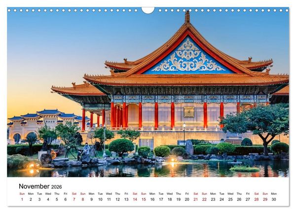 Produktbild: A Journey In Taipei (Wall Calendar 2026 DIN A3 landscape), CALVENDO 12 Month Wall Calendar