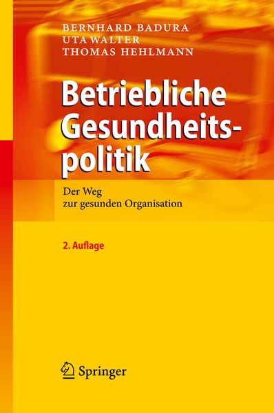 Produktbild: Betriebliche Gesundheitspolitik