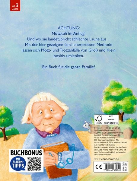 Produktbild: Die kleine Motzkuh (Pappbilderbuch)