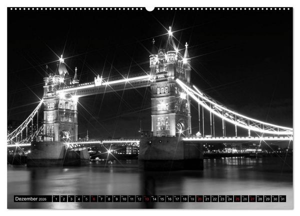 Produktbild: LONDON Stadtansichten (Wandkalender 2026 DIN A2 quer), CALVENDO Monatskalender