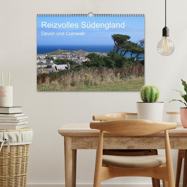 Produktbild: Reizvolles S&uuml;dengland Devon und Cornwall (Wandkalender 2026 DIN A3 quer), CALVENDO Monatskalender
