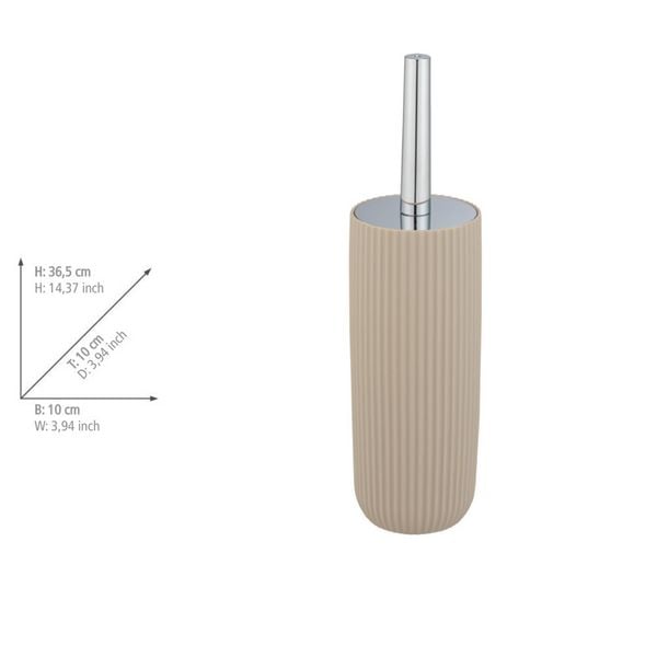 Produktbild: WC-Garnitur Mod. Agropoli Beige, aus Kunststoff