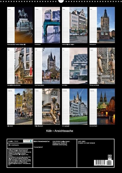 Produktbild: K&ouml;ln - Ansichtssache (Wandkalender immerw&auml;hrend DIN A2 hoch)