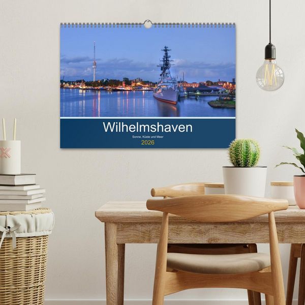 Produktbild: Wilhelmshaven - Sonne, K&uuml;ste und Meer (Wandkalender 2026 DIN A3 quer), CALVENDO Monatskalender