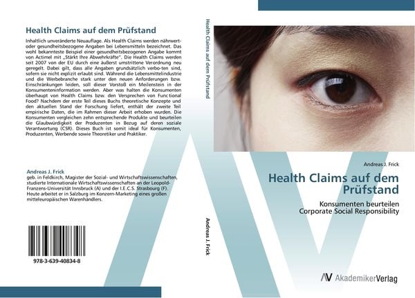 Produktbild: Health Claims auf dem Pr&uuml;fstand