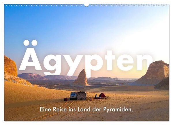 Ägypten - Eine Reise ins Land der Pyramiden. (Wandkalender 2026 DIN A2 quer), CALVENDO Monatskalender