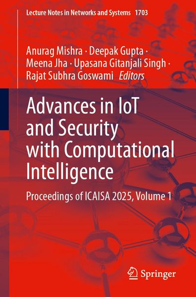 Produktbild: Advances in IoT and Security with Computational Intelligence